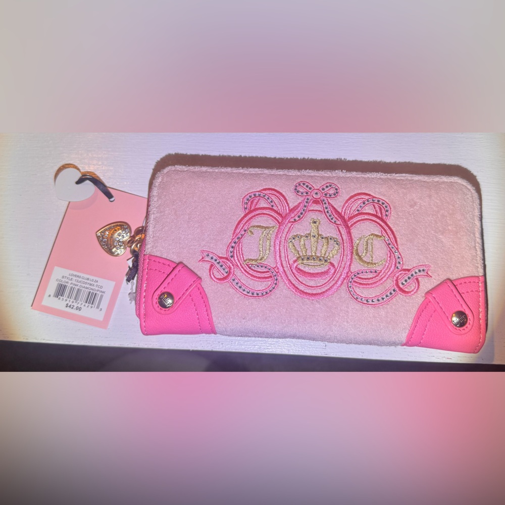 Lovers Club Large Wallet Pink/ Pink Diamond